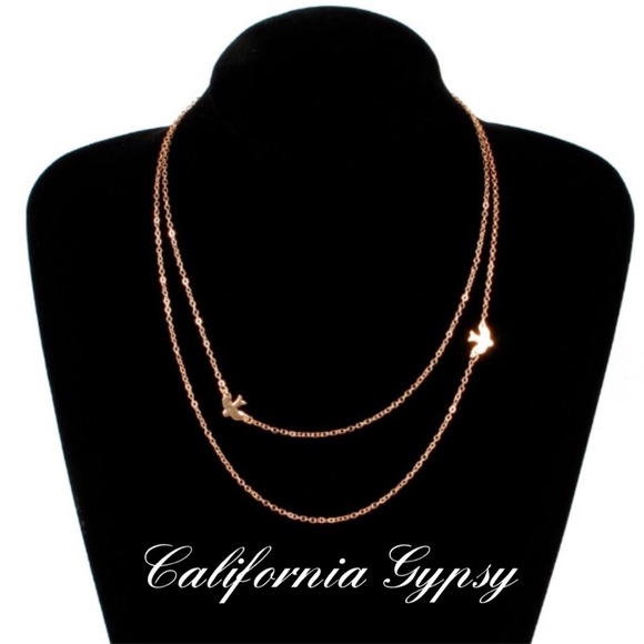 Gold Layered Sparrow Necklace - Picture 2 of 2